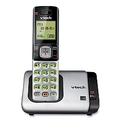 Vtech CS6719-2 Two-Handset Cordless Telephone System, DECT 6.0, Silver/Black (CS51192)