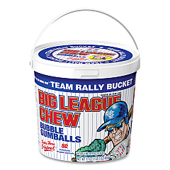 Big League Chew Bubble Gum Balls, Outta' Here Original, 80 Balls/Tub (FGM66056)