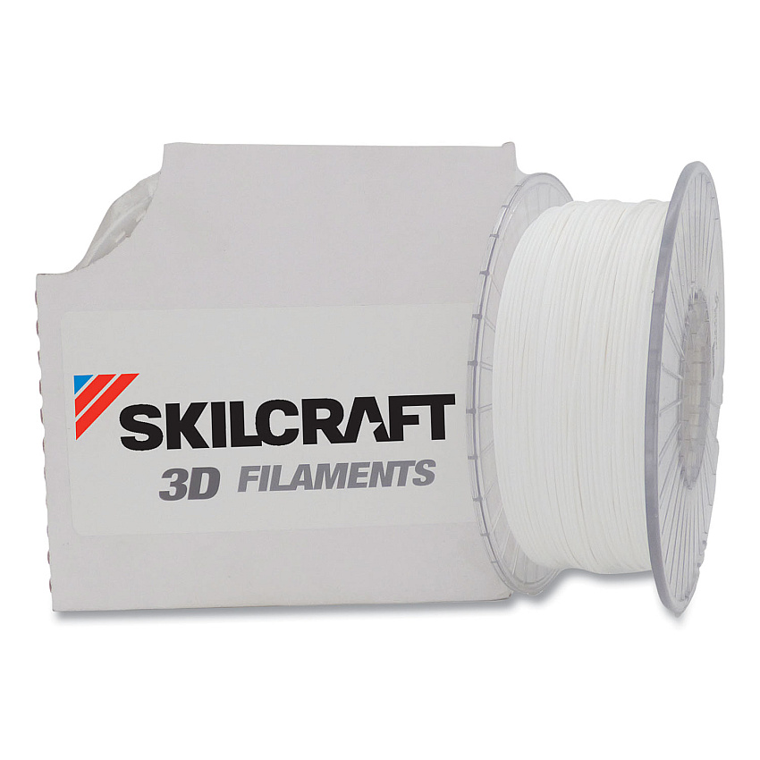 Compatible AbilityOne 7045016858920, SKILCRAFT 3D Printer Polylactic Acid Filament, 1.75 mm, Natural