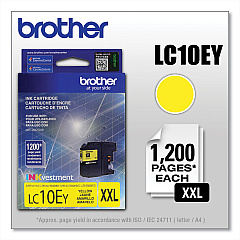 Brother LC10EY Yellow Ink Cartridge