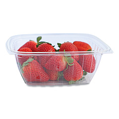 World Centric PLA Rectangular Deli Containers, 32 oz, 6.1 x 7.6 x 2.8, Clear, 600/Carton (RDCS32)