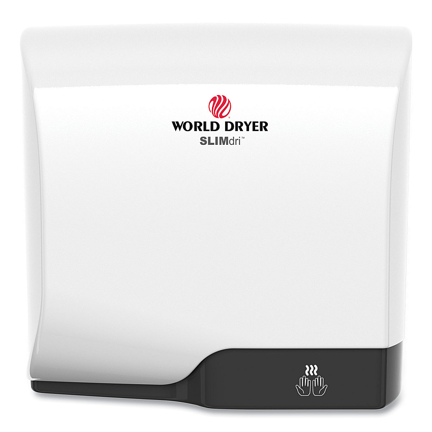 Slimdri Hand Dryer, 110-240 V, 13.87 X 13 X 7, Aluminum, White