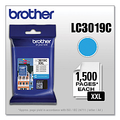 Brother LC3019C Cyan Ink Cartridge