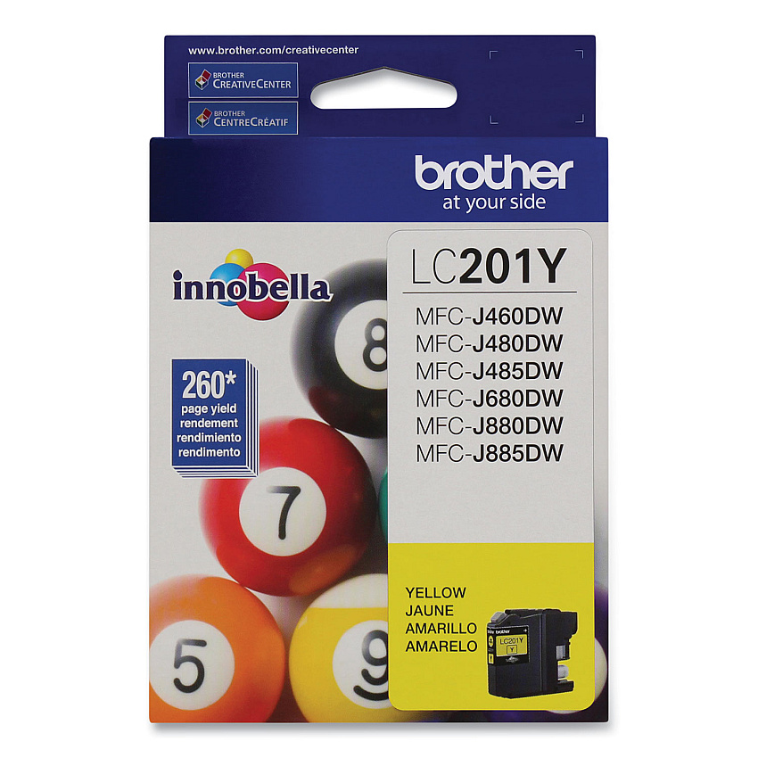 Brother LC201Y Yellow Ink Cartridge