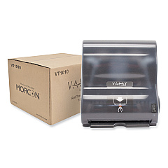 Morcon Tissue Valay 10 Inch Roll Towel Dispenser, 13.25 x 9 x 14.25, Black (VT1010)