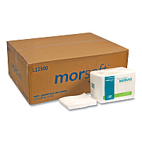 Morcon Tissue Morsoft 1/4 Fold Lunch Napkins, 1 Ply, 11.8" x 11.8", White, 6,000/Carton (1250)