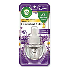 Air Wick Scented Oil Refill, Lavender and Chamomile, 0.67 oz, 8/Carton (78297CT)
