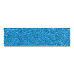 Rubbermaid Commercial Adaptable Flat Mop Pads, Microfiber, 19.5 x 5.5, Blue (2132427)