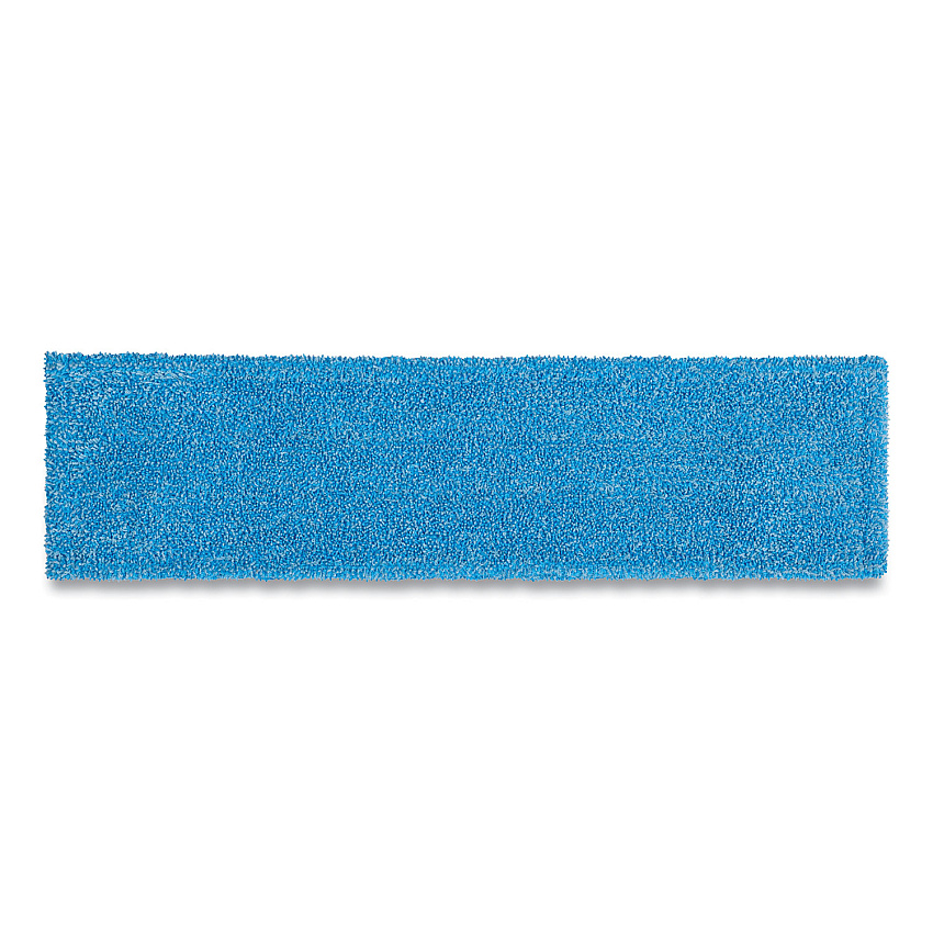 Rubbermaid Commercial Adaptable Flat Mop Pads, Microfiber, 19.5 x 5.5, Blue (2132427)