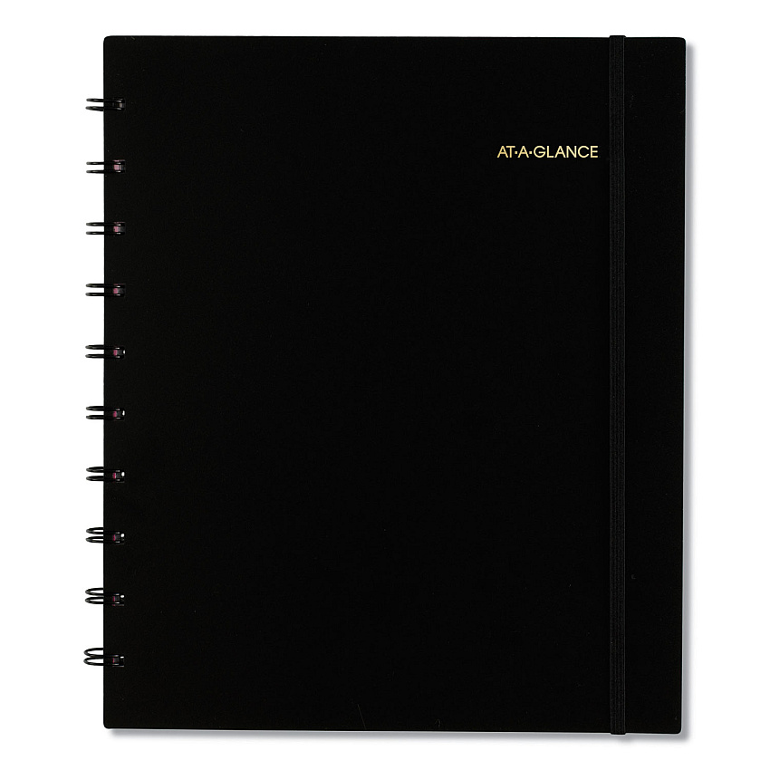 AT-A-GLANCE Move-A-Page Academic Weekly/Monthly Planners, 11 x 9, Black Cover, 12-Month (July to June): 2022 to 2023 (70957E05)
