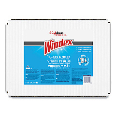 Windex Glass Cleaner with Ammonia-D, 5 gal Bag-in-Box Dispenser (696502)
