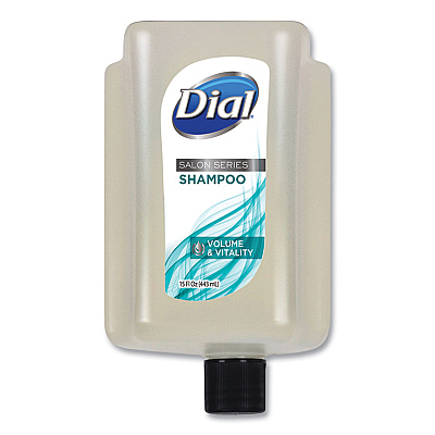 Dial Salon Series Shampoo for Versa Dispenser, Floral, 15 oz, 6/Carton (98963)