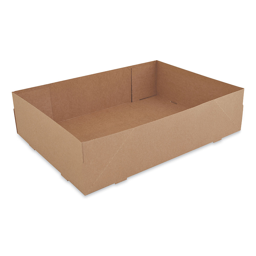 SCT Donut Trays, 13.5 x 9.88 x 3.38, Brown, 150/Carton (1268)
