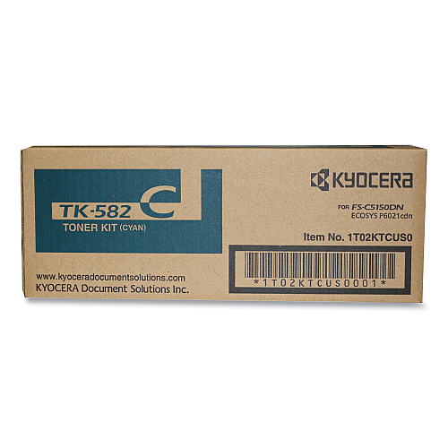 Kyocera TK582C Cyan Toner Cartridge