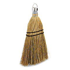 Rubbermaid Commercial Corn Whisk Broom, Corn Bristles, 12.2" Length, Yellow (FG9B5500YEL)
