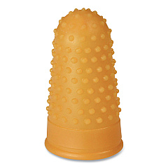 Cosco Fingertip Pads, Size 11.5, Medium, Amber, 12/Pack (098173)