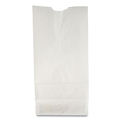 General Grocery Paper Bags, 30 lbs Capacity, #2, 4.31"w x 2.44"d x 7.88"h, White, 500 Bags (GW2500)