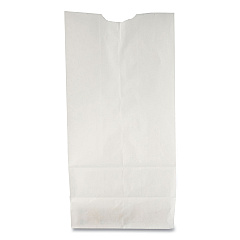 General Grocery Paper Bags, 35 lbs Capacity, #6, 6"w x 3.63"d x 11.06"h, White, 500 Bags (GW6500)