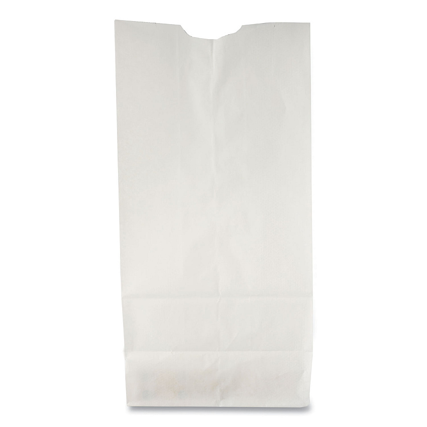 General Grocery Paper Bags, 35 lbs Capacity, #6, 6"w x 3.63"d x 11.06"h, White, 500 Bags (GW6500)
