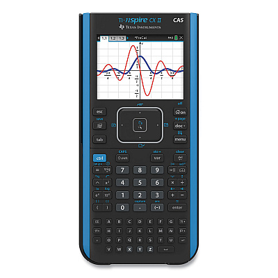 Texas Instruments TI-Nspire CX II CAS Graphing Calculator, 10-Digit LCD (NSPIRECX2CAS)
