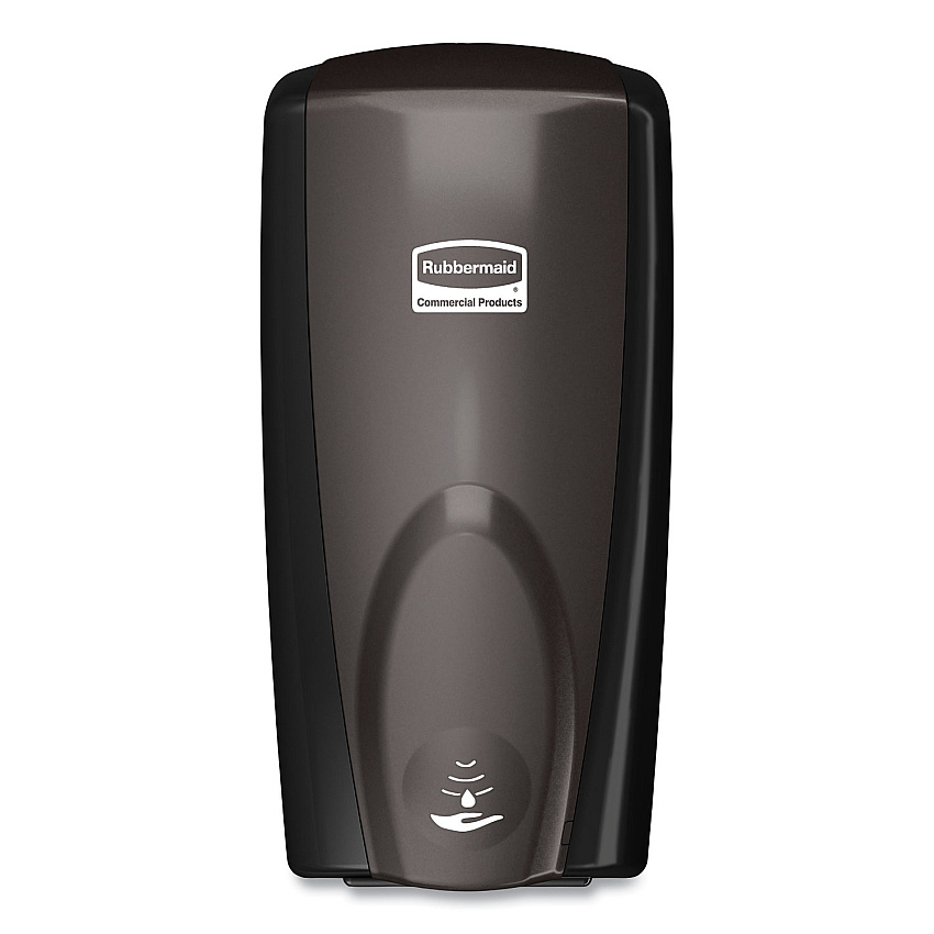 Rubbermaid Commercial AutoFoam Touch-Free Dispenser, 1,100 mL, 5.18 x 5.25 x 10.86, Black/Black Pearl, 10/Carton (750127CT)