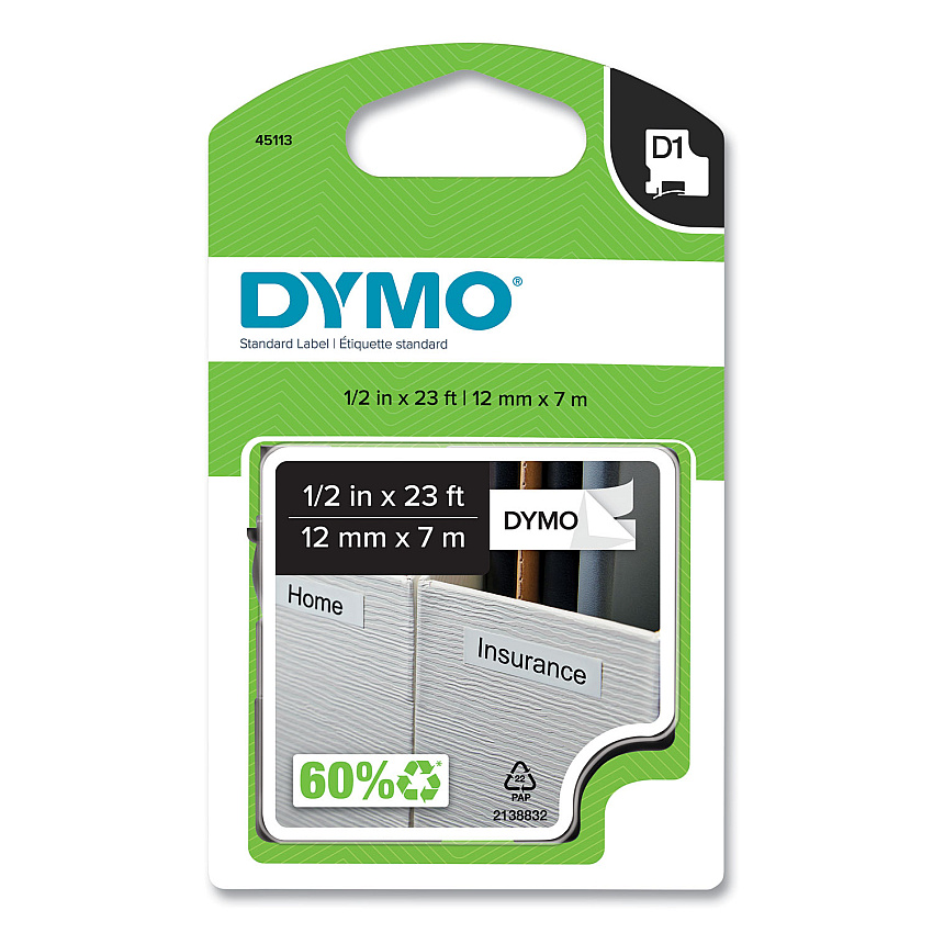 DYMO 45113 D1 Polyester High-Performance Labels