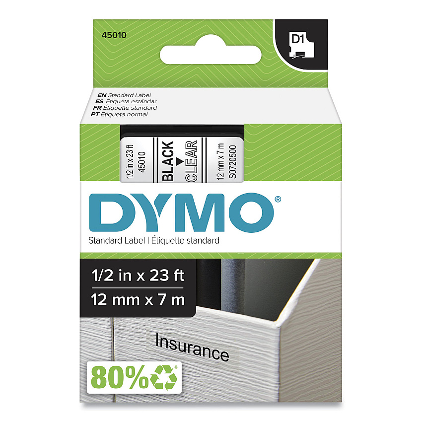 Dymo 45010 D1 Tape Cartridge