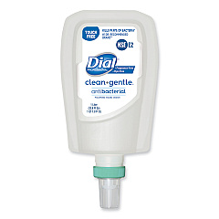 Dial Professional Clean+Gentle Antibacterial Foaming Hand Wash Refill for FIT Touch Free Dispenser, Fragrance Free, 1 L, 3/Carton (32106CT)