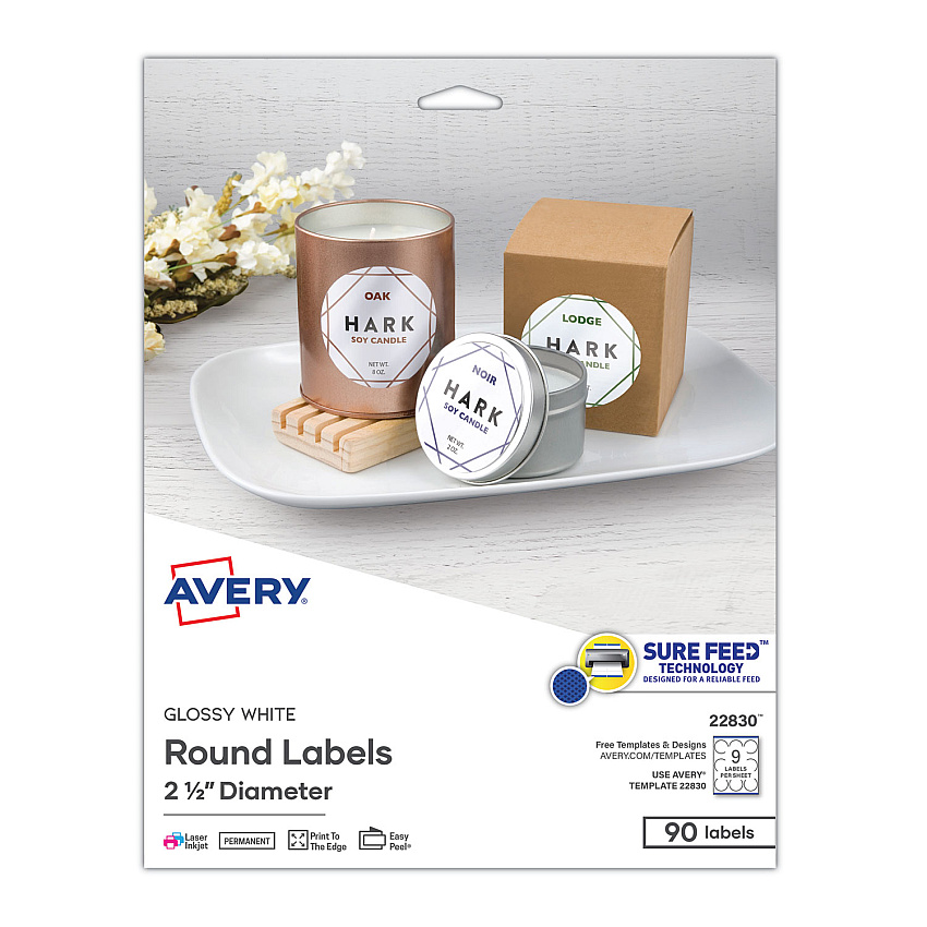 Avery 22830 Round Labels