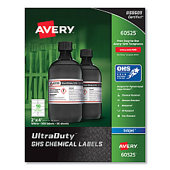Avery 60525 UltraDuty GHS Chemical Labels