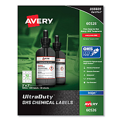 Avery 60526 UltraDuty GHS Chemical Labels
