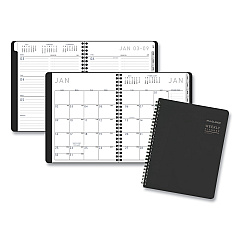 AT-A-GLANCE Contemporary Lite Weekly/Monthly Planner, 8.75 x 7, Black Cover, 12-Month (Jan to Dec): 2023 (7054XL05)