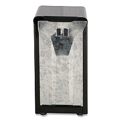 San Jamar Tabletop Napkin Dispenser, Tall Fold, 3 3/4 x 4 x 7 1/2, Capacity: 150, Black (H900BK)