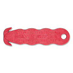 San Jamar Klever Kutter Safety Cutter, 3 Razor Blades, Red (KK403)