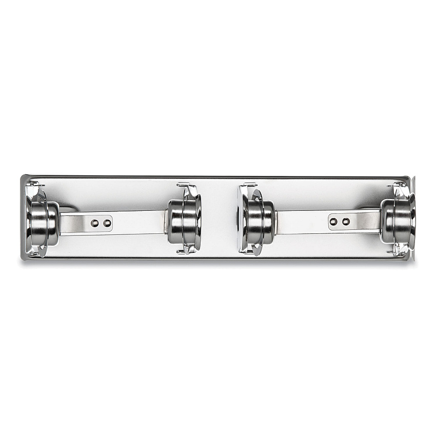 San Jamar Locking Toilet Tissue Dispenser, 12 3/8 x 4 1/2 x 2 3/4, Chrome (R260XC)