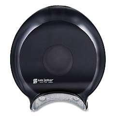 San Jamar Single-Roll Jumbo Bath Tissue Dispenser, 10 1/4 x 5 5/8 x 12, Black Pearl (R2000TBK)