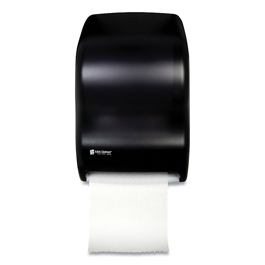 San Jamar Tear-N-Dry Touchless Roll Towel Dispenser, 11.75 x 9 x 15.5, Black Pearl (T1300TBK)