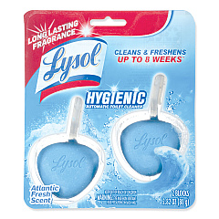 LYSOL Brand Hygienic Automatic Toilet Bowl Cleaner, Atlantic Fresh, 2/Pack (83721)