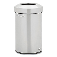 Rubbermaid Commercial Refine Series Waste Receptacle, 16 gal, Plastic/Stainless Steel (2147583)