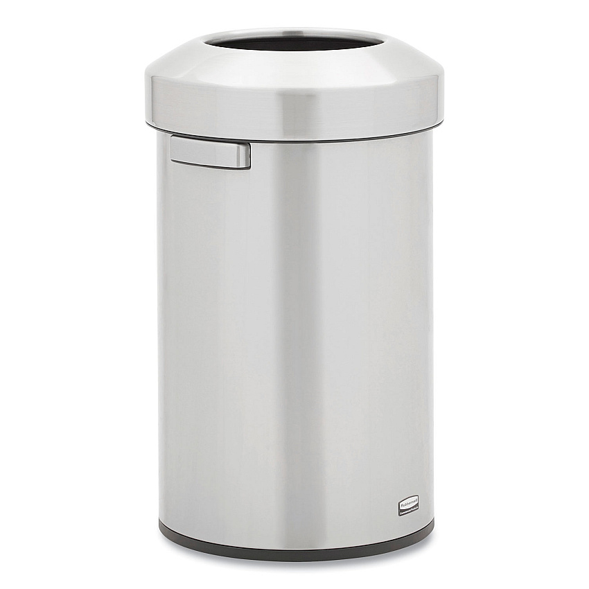 Rubbermaid Commercial Refine Series Waste Receptacle, 16 gal, Plastic/Stainless Steel (2147583)