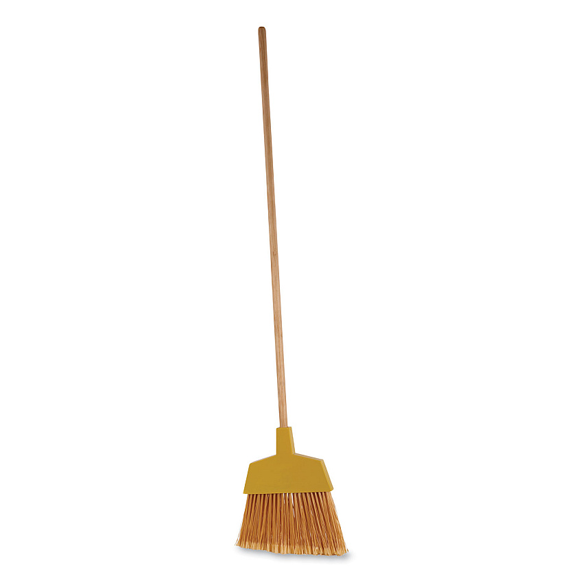 Boardwalk Angler Broom, 53" Handle, Yellow, 12/Carton (BWK932ACT)