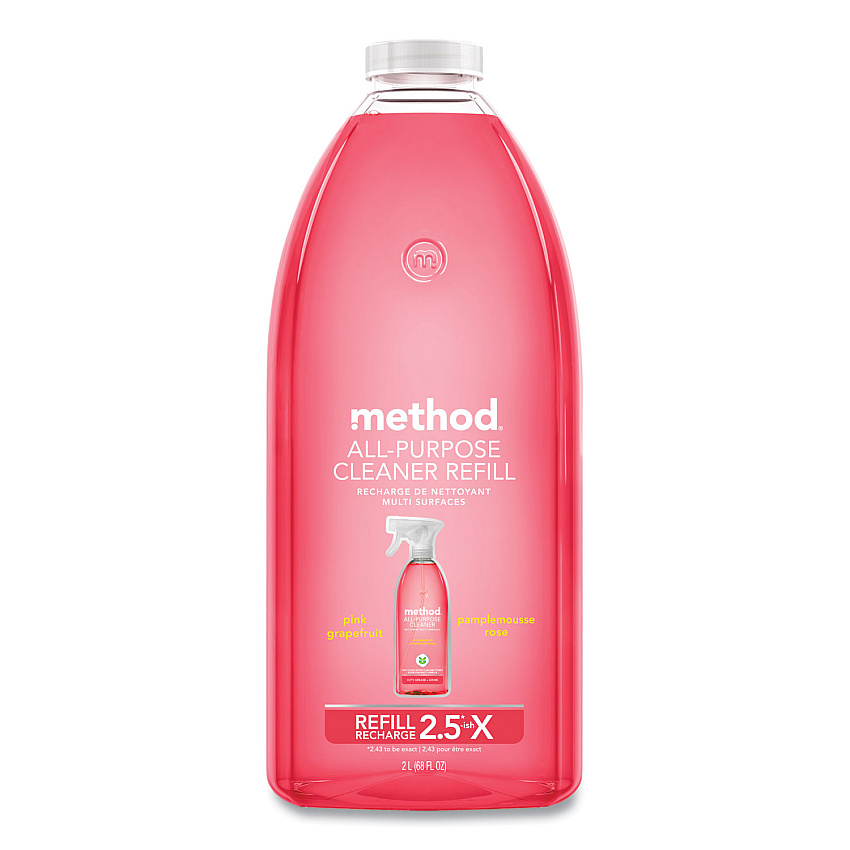 Method All Surface Cleaner, Grapefruit Scent, 68 oz Plastic Bottle (01468EA)