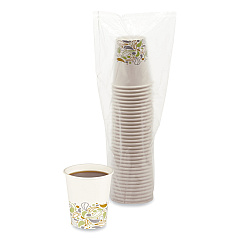 Boardwalk Deerfield Printed Paper Hot Cups, 8 oz, 20 Cups/Sleeve, 50 Sleeves/Carton (BWKDEER8HCUP)