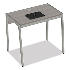 Linea Italia Klin Desk, 33" x 19" x 29.5", Ash (KLIN740ASH)