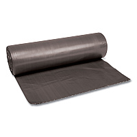 Boardwalk Low-Density Waste Can Liners, 56 gal, 1.1 mil, 43" x 47", Gray, 100/Carton (BWK4347SEH)