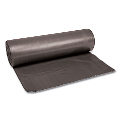 Boardwalk Low-Density Waste Can Liners, 56 gal, 1.1 mil, 43" x 47", Gray, 100/Carton (BWK4347SEH)