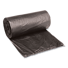 Boardwalk Low-Density Waste Can Liners, 10 gal, 0.35 mil, 24" x 23", Black, 500/Carton (BWK2423L)