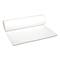 Boardwalk Low-Density Waste Can Liners, 56 gal, 0.6 mil, 43" x 47", White, 100/Carton (BWK4347EXH)