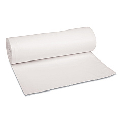 Boardwalk Low-Density Waste Can Liners, 60 gal, 0.6 mil, 38" x 58", White, 100/Carton (BWK3858EXH)