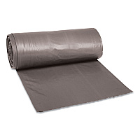Boardwalk Low-Density Waste Can Liners, 33 gal, 1.1 mil, 33" x 39", Gray, 100/Carton (BWK3339SEH)